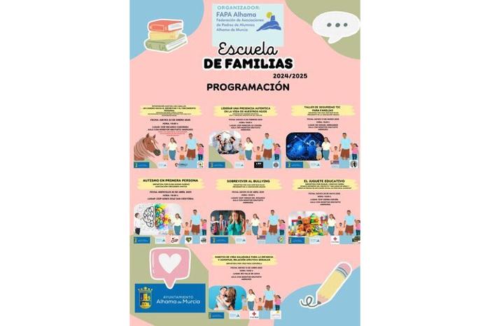 ESCUELA DE FAMILIAS: PROGRAMACIN ENERO-JUNIO 2025