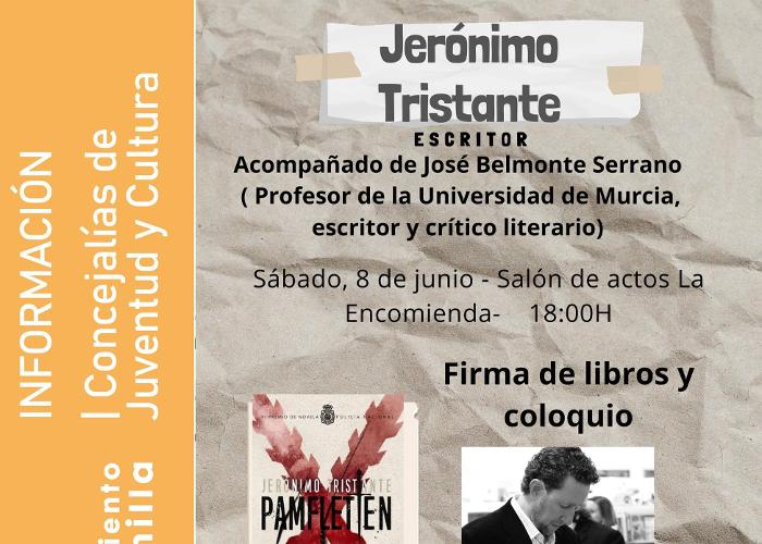 FIRMA DE LIBROS Y COLOQUIO CON JERNIMO TRISTANTE