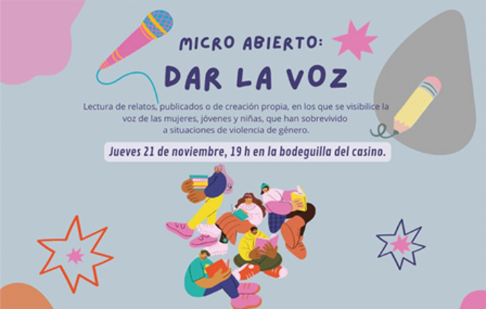 MICRO ABIERTO : DAR LA VOZ 