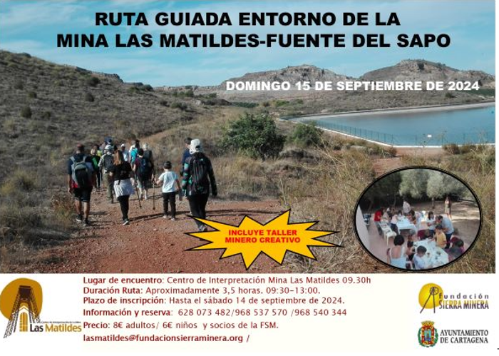 RUTA GUIADA ENTORNO MINA LAS MATILDES - FUENTE DEL SAPO