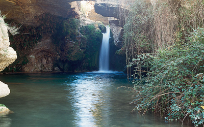 Una cascada mgica