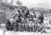 Equipo de excavación. Cigarralejo Septiembre de 1984