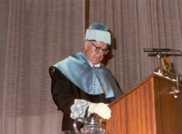 Concesión del Doctorado Honoris Causa por la Universidad de Murcia. Mayo de 1985